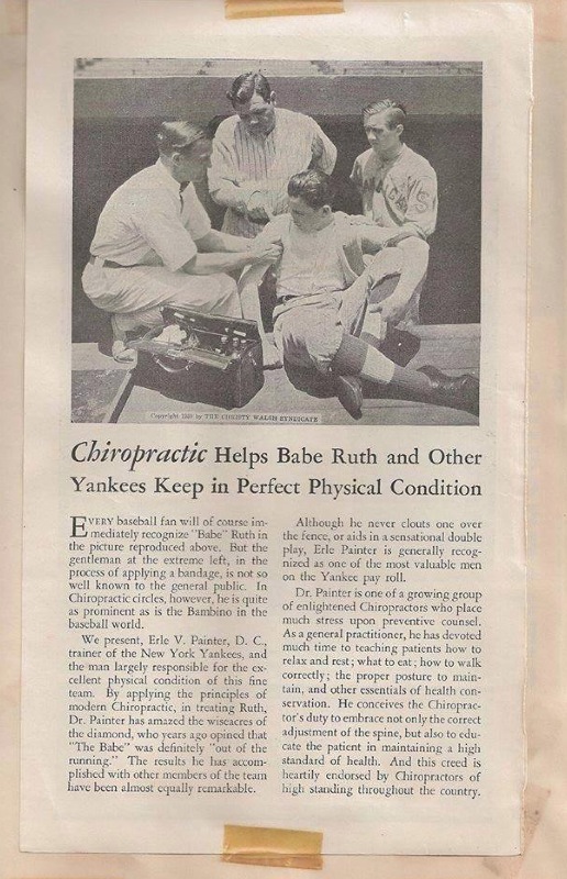 Rob murray family chiropractic babe ruth